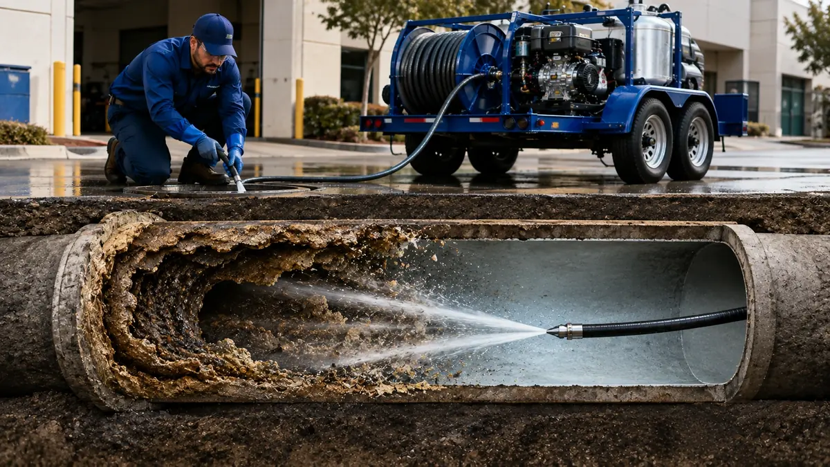 Sewer Pipe Descaling in Huntington Beach